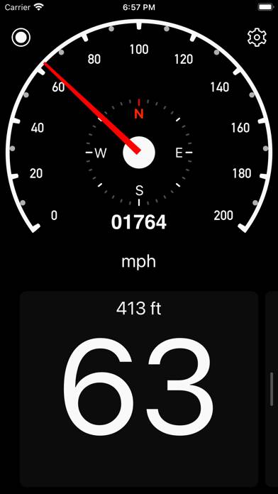 Speedometer Simple App-Screenshot #1
