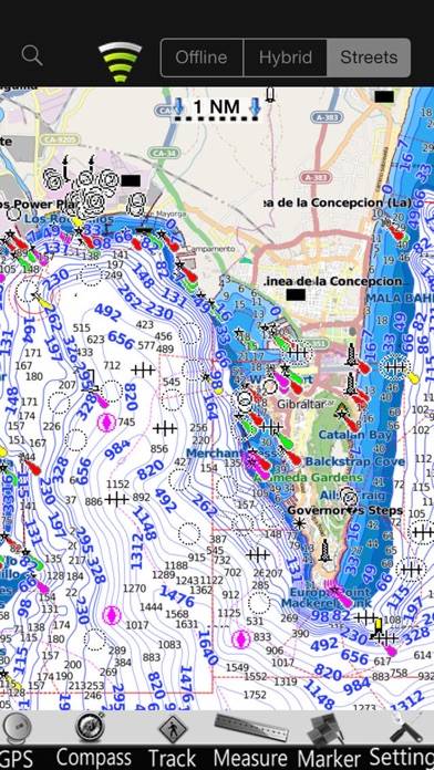 España mediterránea GPS Carta Captura de pantalla de la aplicación #3