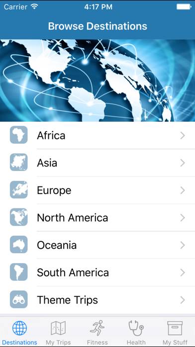 My Travel Health App screenshot #1