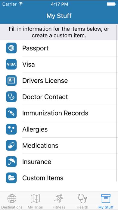 My Travel Health App screenshot #3