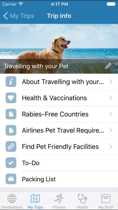 My Travel Health App screenshot #4