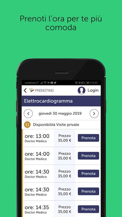 Prenoting Poliambulanza Schermata dell'app