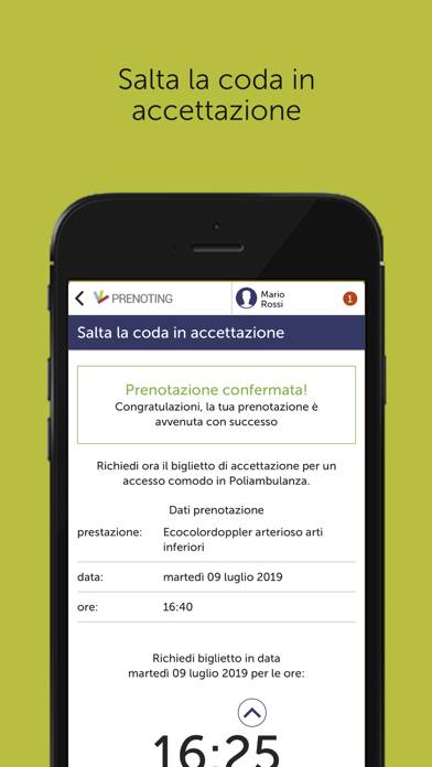 Prenoting Poliambulanza Schermata dell'app
