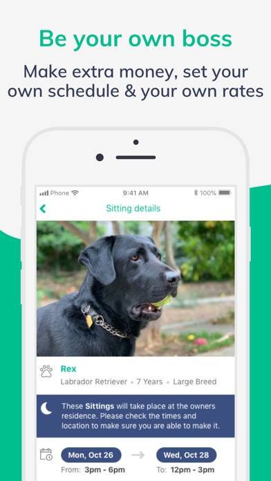 Wag! Pet Caregiver App screenshot #2