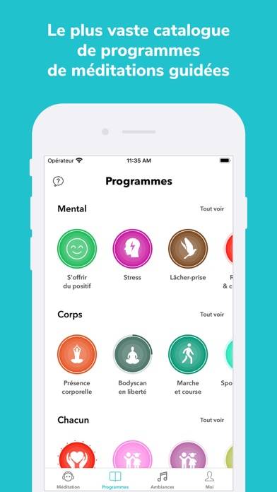 Petit BamBou: Mindfulness Captura de pantalla de la aplicación #3