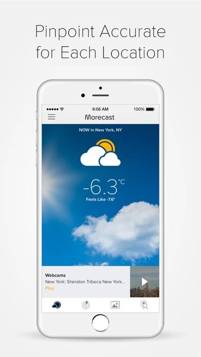 MORECAST Weather App Captura de pantalla de la aplicación #1