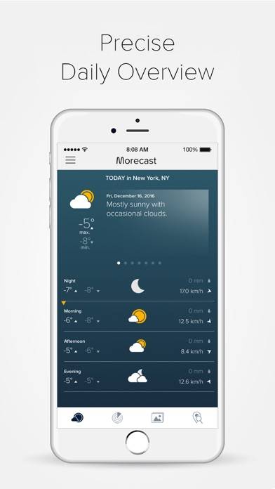 MORECAST Weather App Schermata dell'app #2