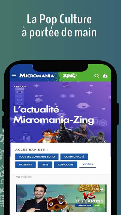 Micromania Capture d'écran de l'application