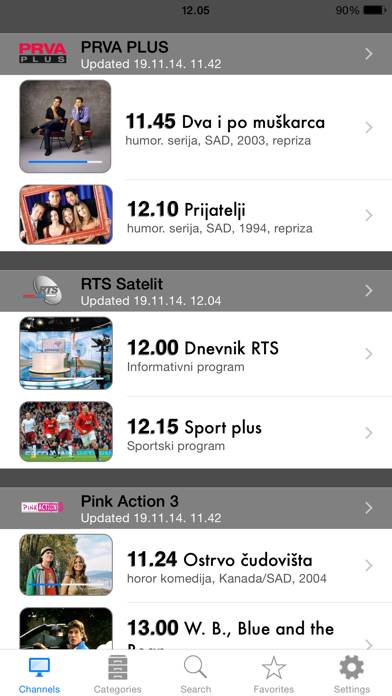 Serbian TV plus App-Screenshot #1