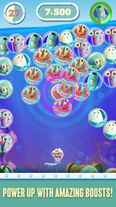 SpongeBob Bubble Party Captura de pantalla de la aplicación #5