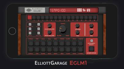 EGLM1 - Drum Machine Bildschirmfoto