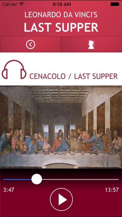 Leonardo da Vinci's Cenacle Capture d'écran de l'application #3