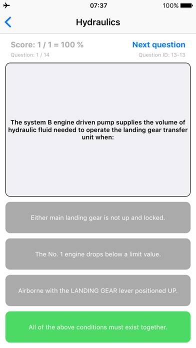 B737NG Quiz Captura de pantalla de la aplicación #3