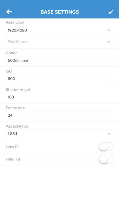 Camera Log App screenshot