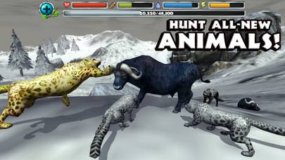 Snow Leopard Simulator Captura de pantalla de la aplicación #4