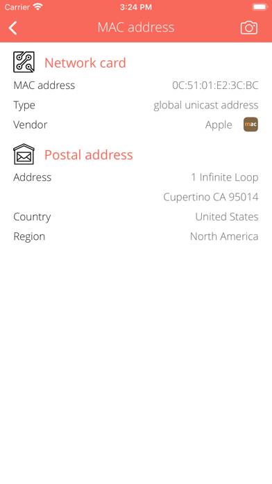 Hotspot Info App screenshot