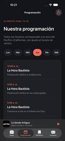 Senda Radio screenshot