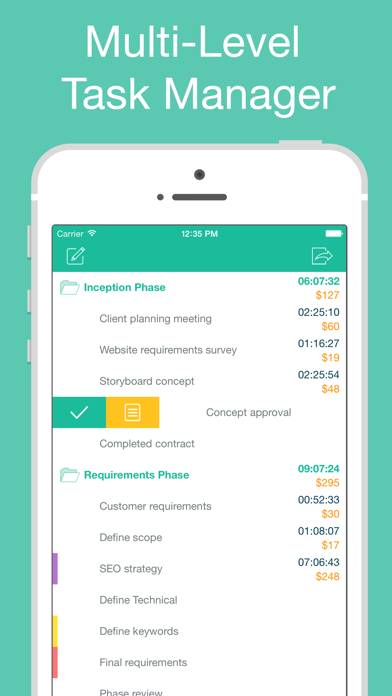 Chrono Plus – Time Tracker Schermata dell'app #1