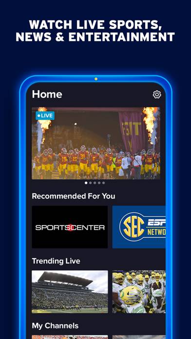 Sling: Live TV, Sports & News App screenshot #2