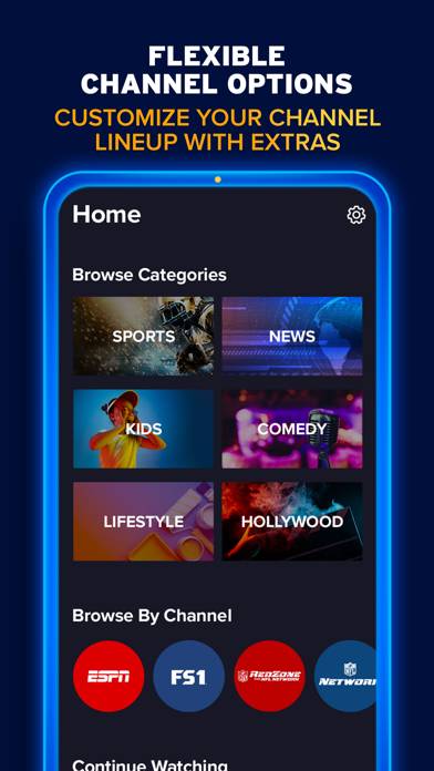 Sling: Live TV, Sports & News App screenshot #4