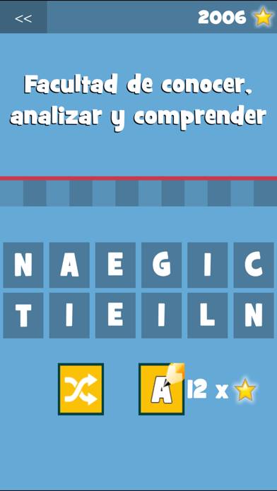 Palabra Correcta captura de pantalla del juego