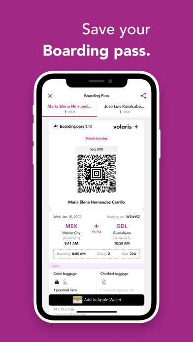 Volaris App screenshot