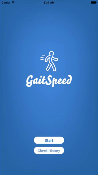 Gait Speed App screenshot #1