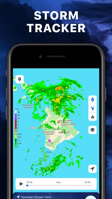 Storm Tracker° App skärmdump #1