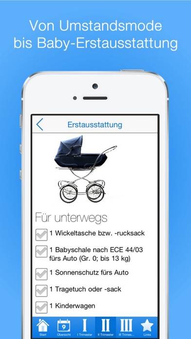 Checklisten für Schwangere PRO App-Screenshot #4