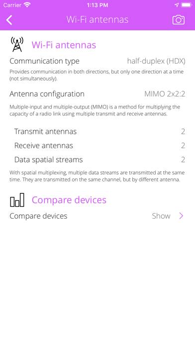 Wi-Fi Info Captura de pantalla de la aplicación #3