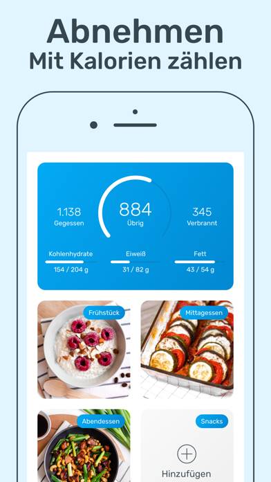 YAZIO Calorie Counter & Diet Captura de pantalla de la aplicación #1