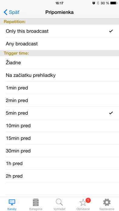 Slovak TV plus App screenshot #3