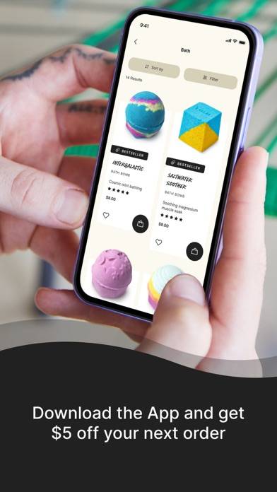 Lush Fresh Handmade Cosmetics App screenshot
