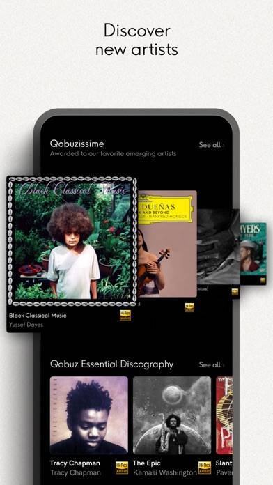 Qobuz: Music & Editorial Capture d'écran de l'application #2