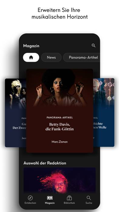 Qobuz: Musik & Online-Magazin App-Screenshot