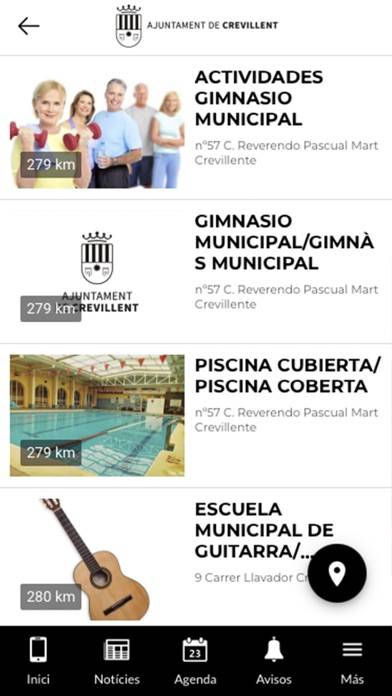 Crevillent Captura de pantalla de la aplicación