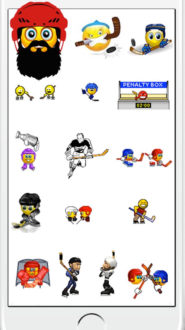 Hockey Emojis App screenshot #1