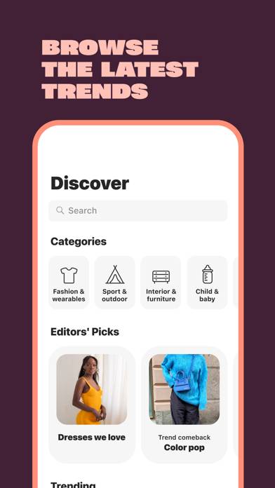 Tise | Reuse fashion App skärmdump #2