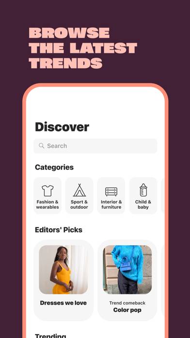 Tise | Reuse fashion App skärmdump