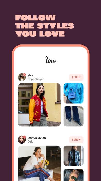 Tise | Reuse fashion App skärmdump #6