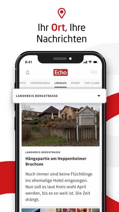 Echo News App-Screenshot #1