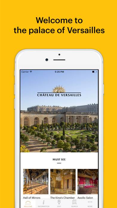 Palace of Versailles immagine dello schermo
