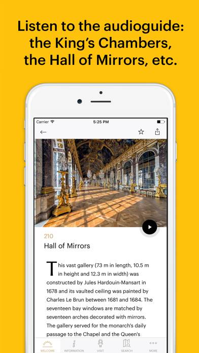 Palace of Versailles App screenshot #2