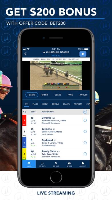 TwinSpires Horse Race Betting App screenshot #1