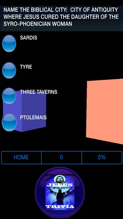 JesusWhat? 5000 plus Trivia Bible game screenshot