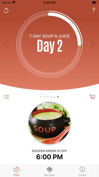 Jason Vale’s Soup & Juice Diet App screenshot #1
