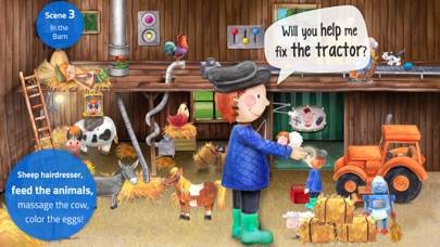 Tiny Farm: Animals & Tractor Schermata dell'app #4