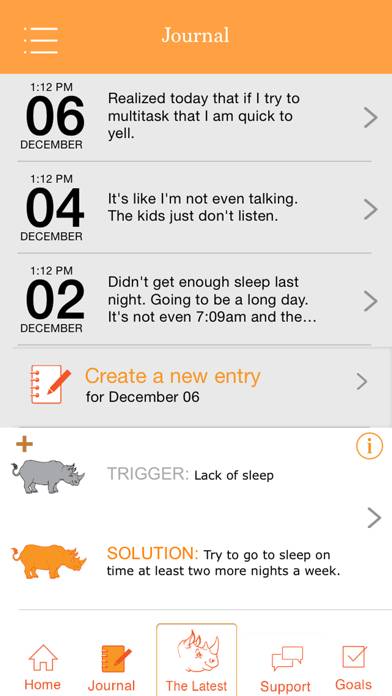 Orange Rhino Challenge App screenshot