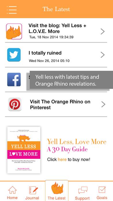 Orange Rhino Challenge App screenshot