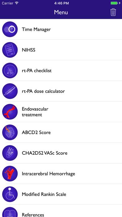 NIH Score & stroke tools skärmdump